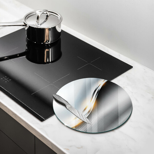 Chopping board glass Metal art