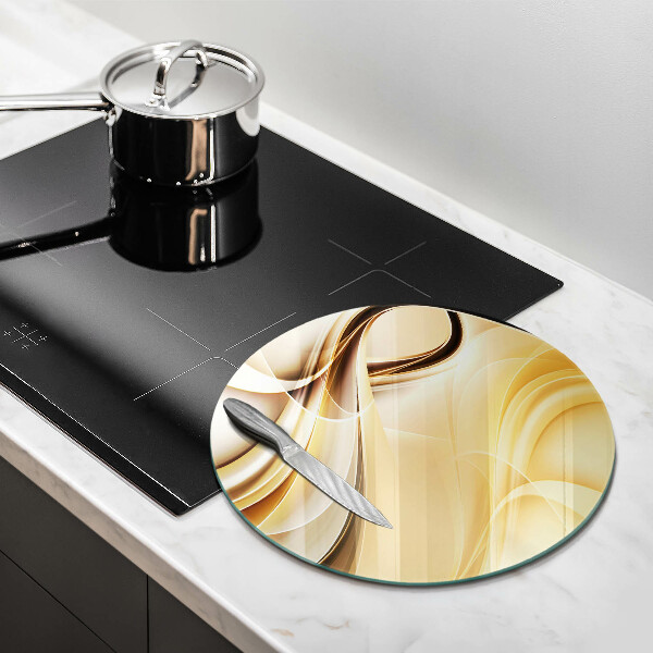 Glass worktop protector Abstraction of smoke