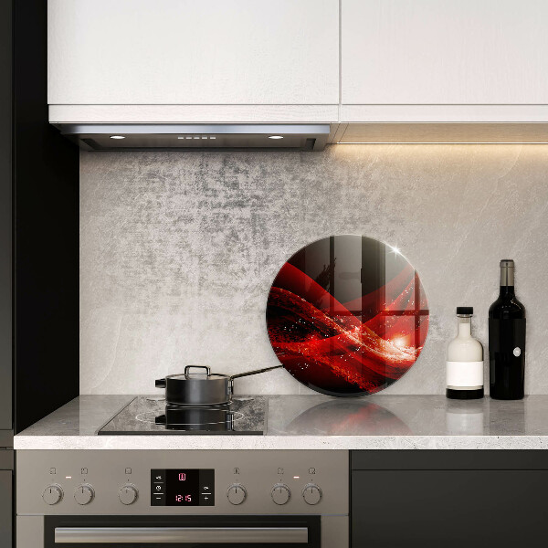 Glass worktop saver Modern abstraction