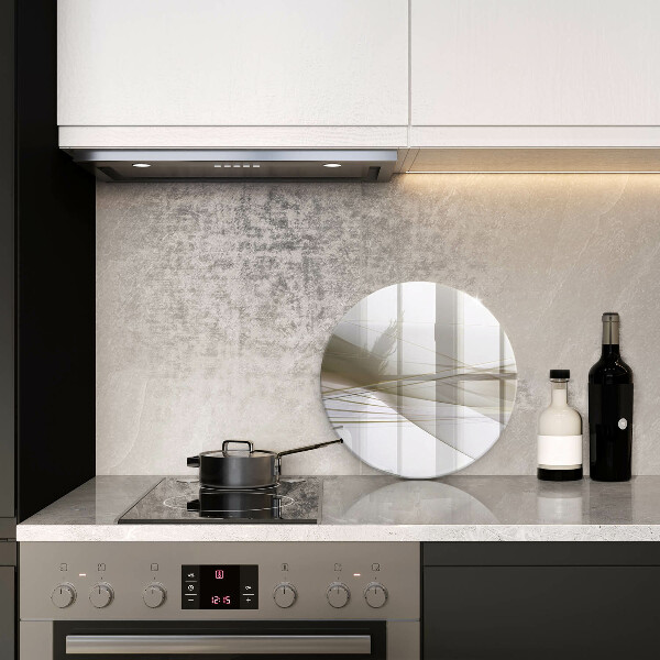 Glass worktop saver Abstraction Design lines