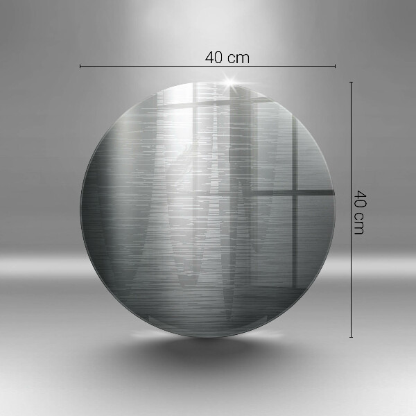 Glass worktop saver Metal texture