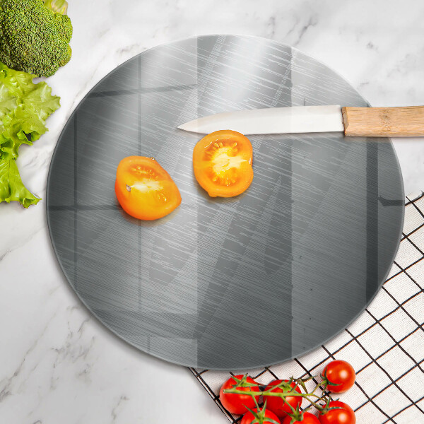 Glass worktop saver Metal texture