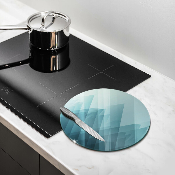 Glass worktop protector Abstract mountains