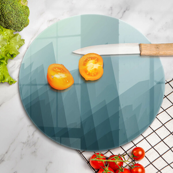 Glass worktop protector Abstract mountains
