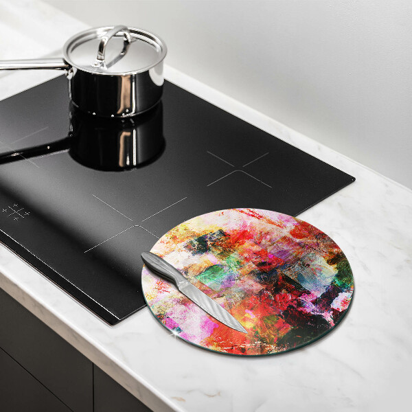 Glass worktop saver Paint abstraction