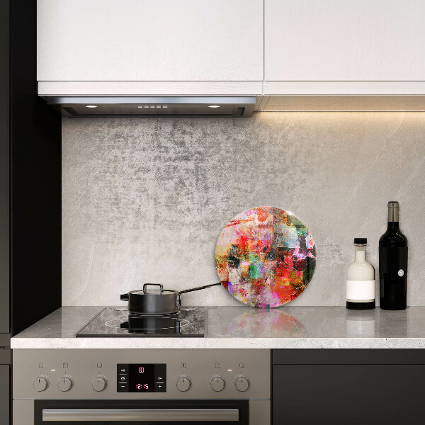 Glass worktop saver Paint abstraction
