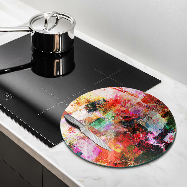 Glass worktop saver Paint abstraction