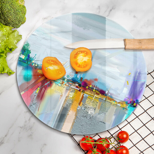 Cutting board Painted abstraction