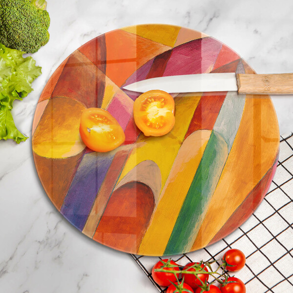 Glass worktop protector Colorful abstraction
