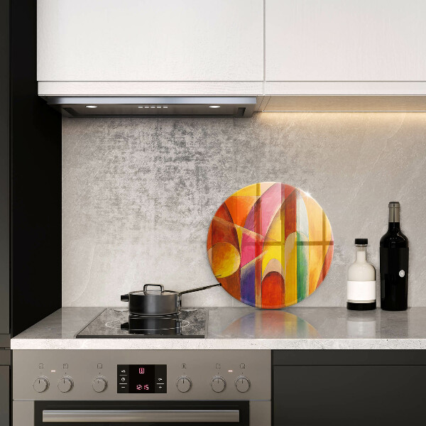 Glass worktop protector Colorful abstraction