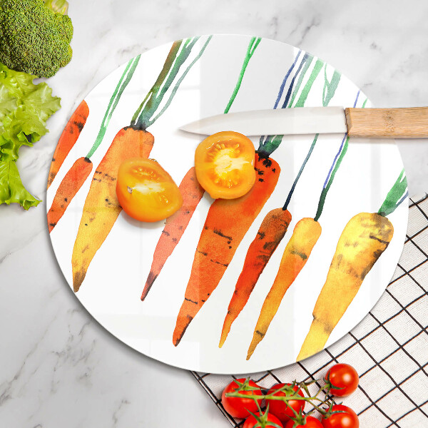 Kitchen worktop protector Carrot illustration