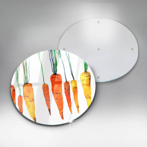 Kitchen worktop protector Carrot illustration