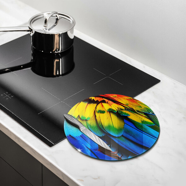 Kitchen worktop protector Colorful parrots
