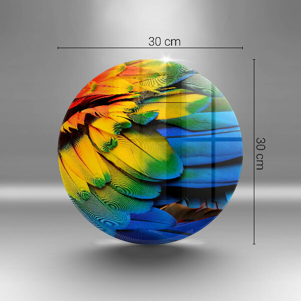 Kitchen worktop protector Colorful parrots