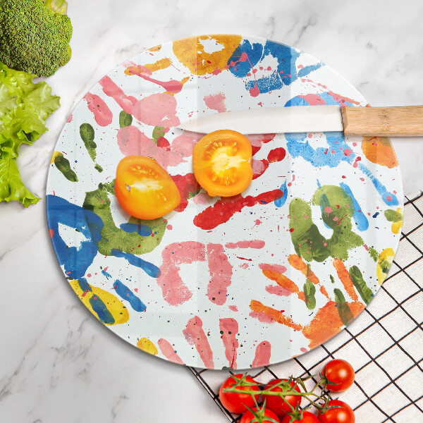 Kitchen worktop protector Traces of children's hands