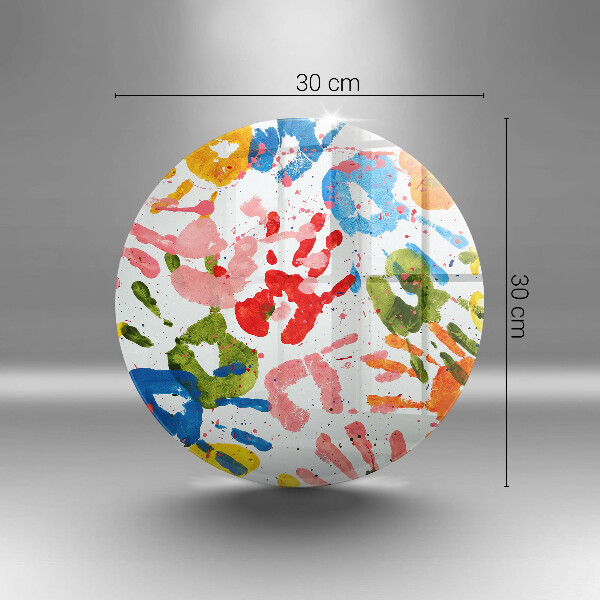 Kitchen worktop protector Traces of children's hands