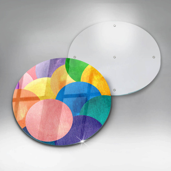 Kitchen worktop protector Colorful wheels