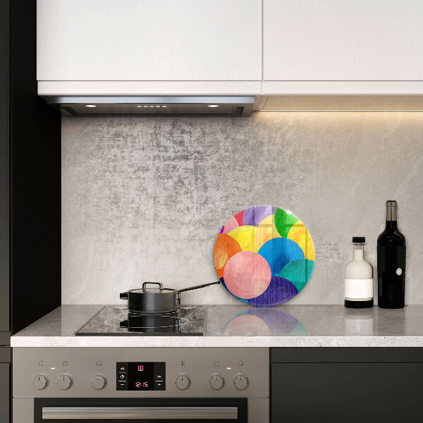 Kitchen worktop protector Colorful wheels