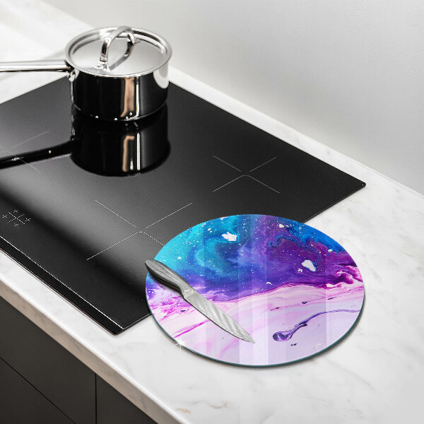 Glass cutting board Abstraction ink