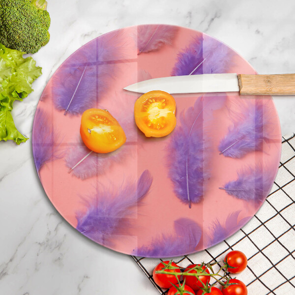 Chopping board Fluffy feathers