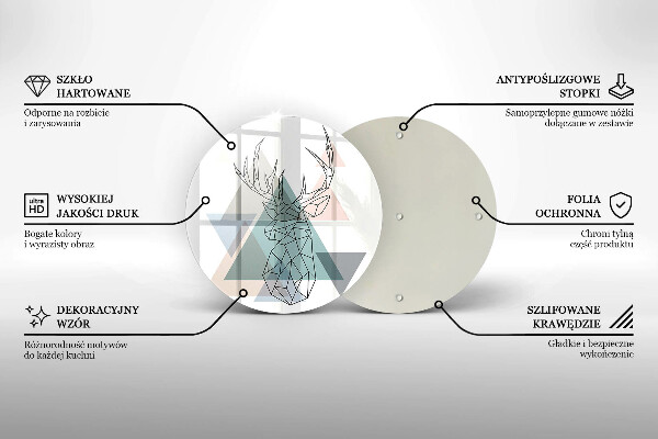 Cutting board Abstract deer