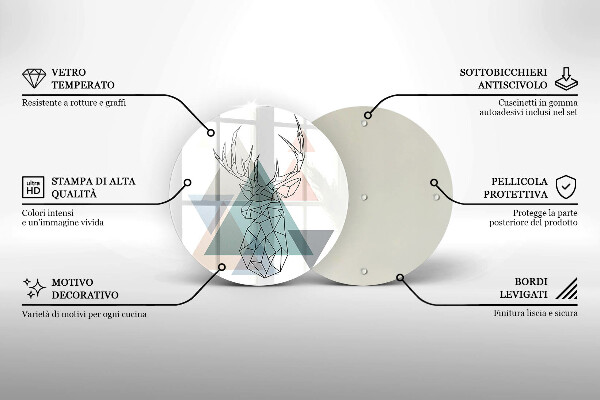 Cutting board Abstract deer