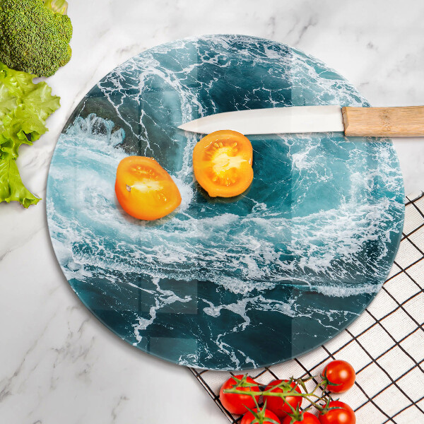 Cutting board Foamed water waves