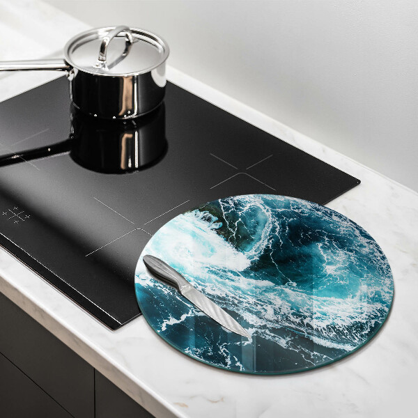 Cutting board Foamed water waves
