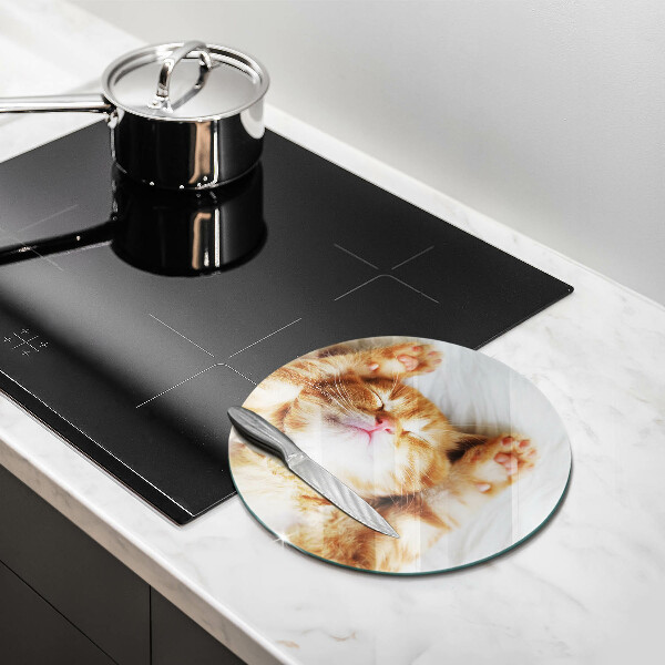 Glass worktop saver Little sweet kitty