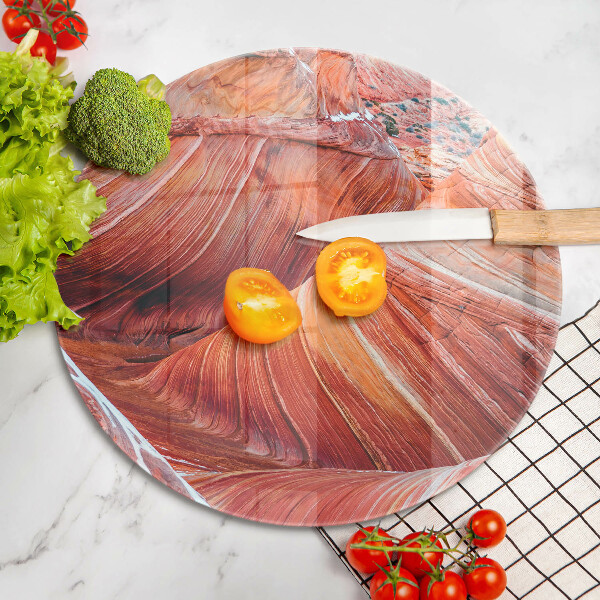 Chopping board glass Grand Canyon