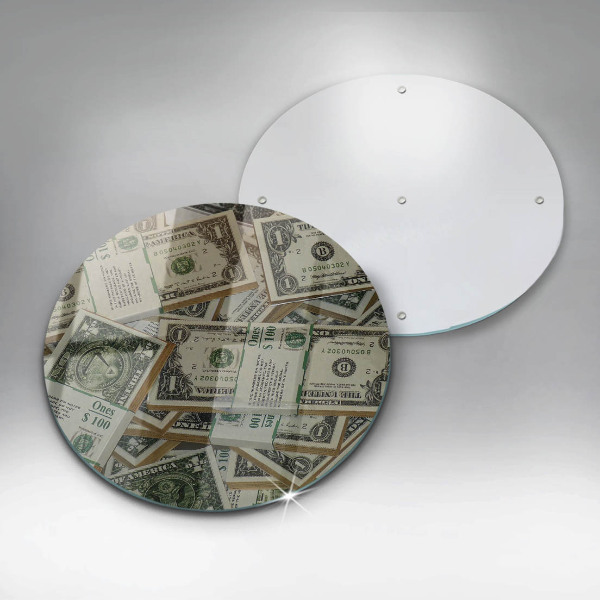 Chopping board glass Dollars