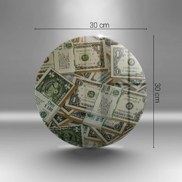 Chopping board glass Dollars