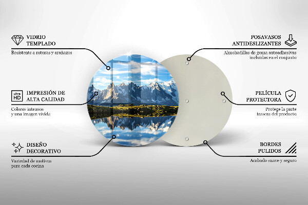 Kitchen worktop protector Mountain landscape