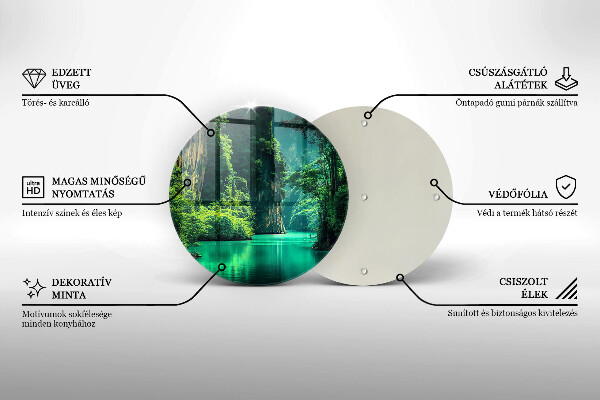 Cutting board Laguna landscape