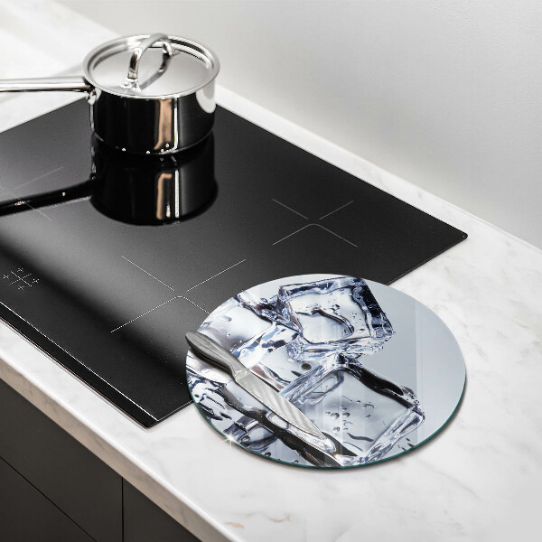 Glass worktop saver Ice cubes