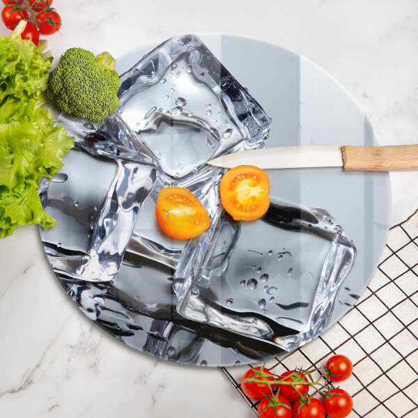 Glass worktop saver Ice cubes