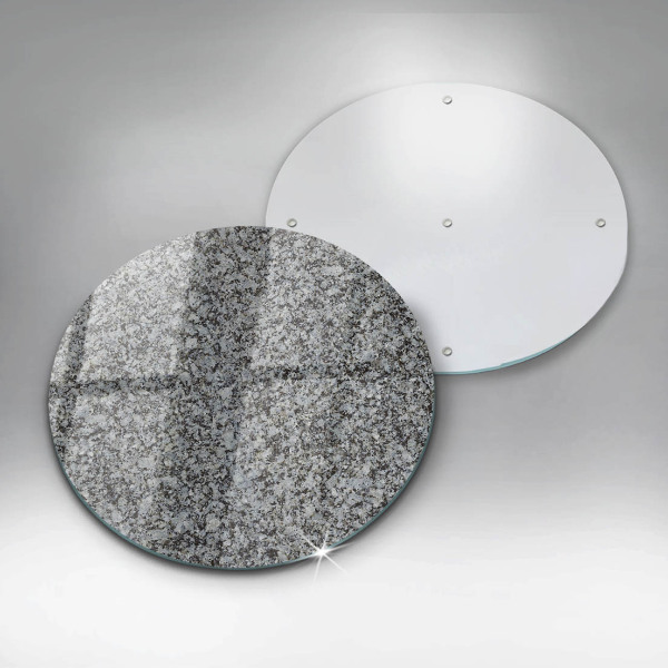 Glass worktop saver Stone texture