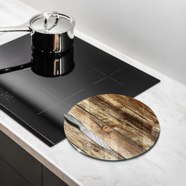 Glass worktop saver Wood texture boards