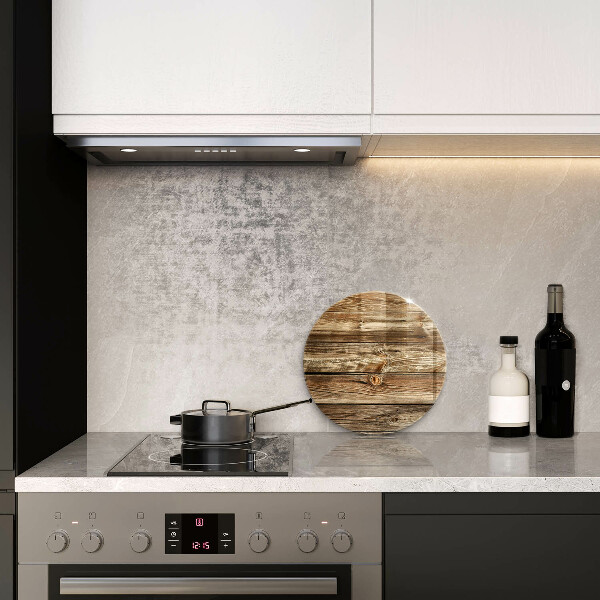 Glass worktop saver Wood texture boards