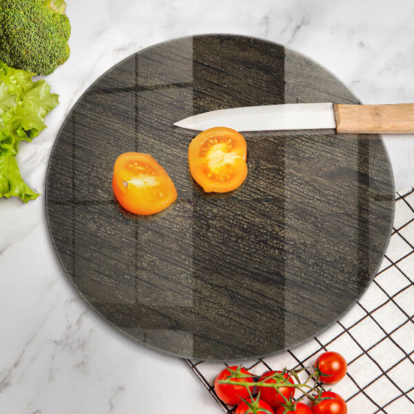 Glass worktop saver Wood texture