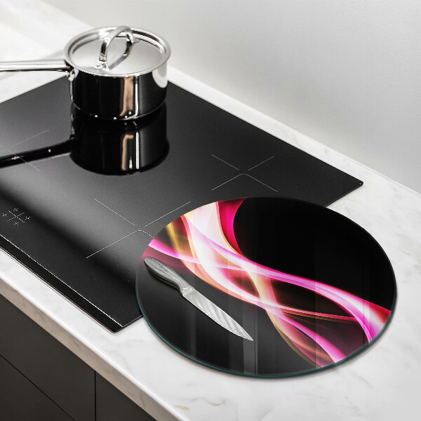 Chopping board Neon Smoke abstraction