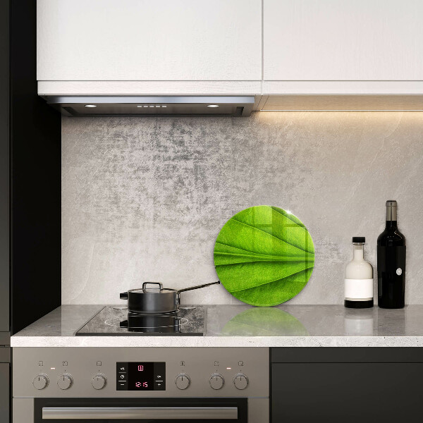 Glass worktop protector Nature leaf veins
