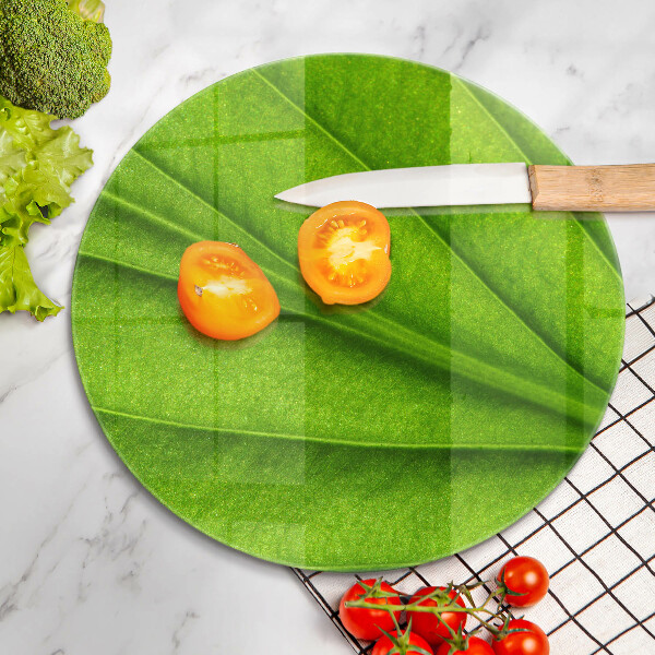 Glass worktop protector Nature leaf veins