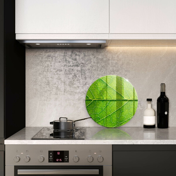 Glass worktop protector Leaf lines nature