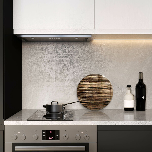 Glass worktop protector Wood texture