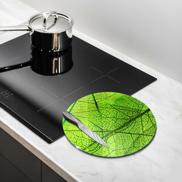 Glass worktop protector Natura leaves