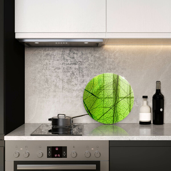 Glass worktop protector Natura leaves