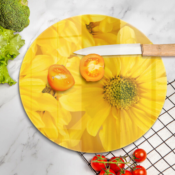 Glass worktop protector Flowers petals