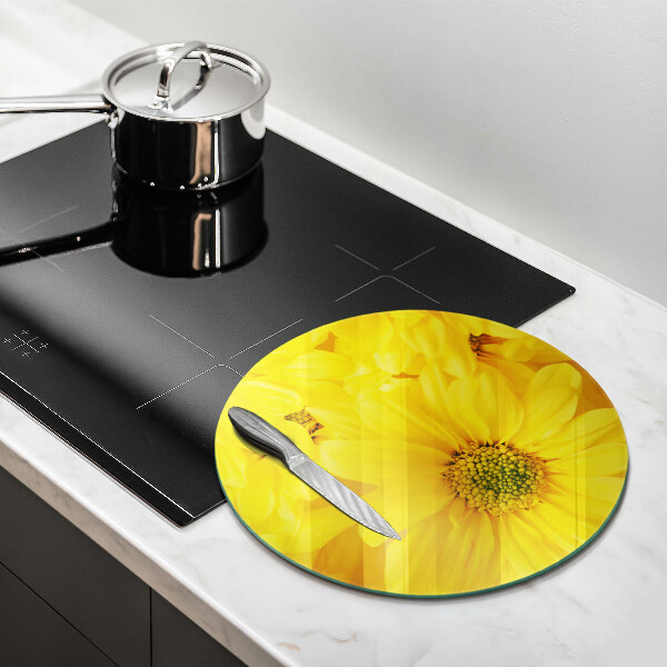 Glass worktop protector Flowers petals