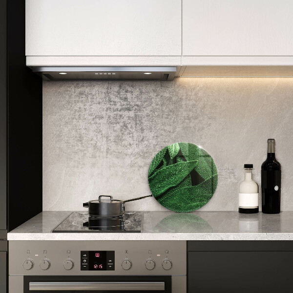 Glass worktop protector Plant leaves